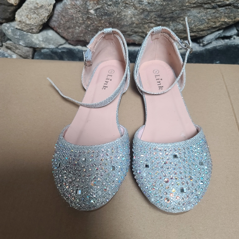 Girls sequin size 2 shoes.